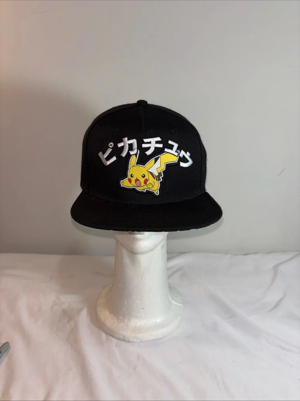 Black Pikachu Snapback Japanese Pokémon Hat